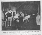 Interior of a Camp Kitchen in a German POW Facility