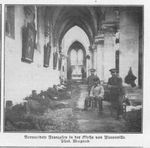 Wounded French Prisoners at the Church in Florenville