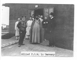 YMCA Secretary and Doctors at a German Prison Camp Lazarette