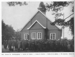 French and Belgian Troops at Church at Senne