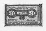 Fifty Pfennig Script Bill from Merseberg