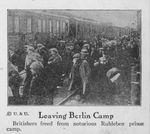 Repatriation of Britiish Civilians from Ruhleben