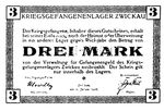 Three Mark Script Note from Zwickau