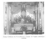 Catholic Altar in the Prison Camp at Friedberg