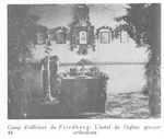 Orthodox Altar in the Prison Camp at Friedberg