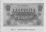 Ten Heller Bank Note Script from Groedig