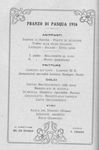 Easter Menu for POWs at the Prison Camp in Mauthausen