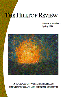 The Hilltop Review Volume 8 Issue 2 cover