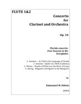 Concerto for Clarinet and Orchestra (Parts) by Emmanuel M. Dubois
