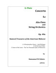 National Treasures of the American Midwest: Concerto for Alto Flute and String Orchestra (Parts) by Emmanuel M. Dubois
