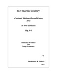 In Ténarèze Country: Clarinet, Violoncello and Piano Trio in Two Tableaus by Emmanuel M. Dubois