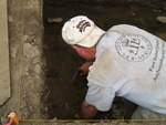 Dr. Nassaney Excavating a Unit