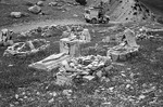 Ruins of an old graveyard in Boir Ahmad by Reinhold Loeffler