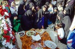 Women mourners at a village funeral, Boir Ahmad by Reinhold Loeffler