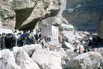 Shrine of Bibi Hakime, pilgrimage site by Reinhold Loeffler