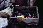 Items left for safekeeping at a shrine in Boir Ahmad by Reinhold Loeffler