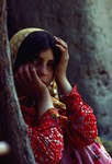 Portrait of a young woman in Boir Ahmad by Reinhold Loeffler