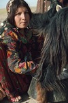 Woman milking goats, 1981, "Salbi"
