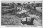 Belgian POWs Dig Trenches under German Supervision