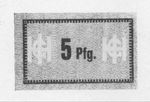 German 5 Pfennig Prison Camp Script Note