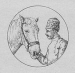 Russian POW with a Horse at Muensingen by Anonymous