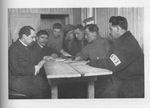 German Commission Interviewing Russian POWs at Puchheim by Anonymous
