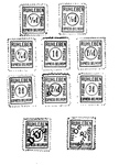 Prison Camp Postage Stamps at Ruhleben by Anonymous