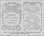 French Concert Program at Zossen by Anonymous