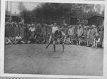 Indian POWs Wrestle at Zossen (Wuensdorf) by Anonymous