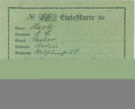 Front of Camp Visitiation Permit to Goettingen by Anonymous