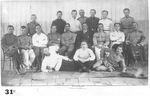 YMCA Secretary John Klanmann and YMCA Committee in an Austrian Prison Camp by Anonymous